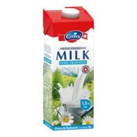Sữa Tươi Tách Béo, Swiss Premium Milk, Semi-Skimmed 1.5% Fat (1L) - EMMI