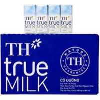 Sữa Tươi TH True Milk 48 hộp x 110ml Ít Đường/Có Đường
