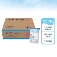 Sữa tươi TH True Milk Bịch 220ml