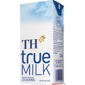 Sữa tươi TH True Milk có đường 180ml x 48 hộp