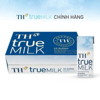 Sữa tươi TH true Milk có đường hộp 180ml