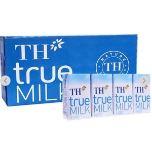 Sữa tươi TH True Milk ít đường 180ml x 48 hộp
