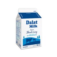 Sữa Tươi Thanh Trùng Có Đường, Sweetened Pasteurized Milk (180ml) - DALAT MILK
