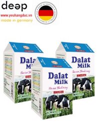Sữa tươi thanh trùng có đường Dalat Milk (450ML) DEEP41 www.yeuhangduc.vn sẵn sàng cho bạn