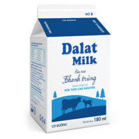 Sữa tươi thanh trùng có đường Dalat Milk 180ml
