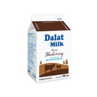 Sữa Tươi Thanh Trùng Hương Socola, Chocolate Pasteurized Milk (180ml) - DALAT MILK