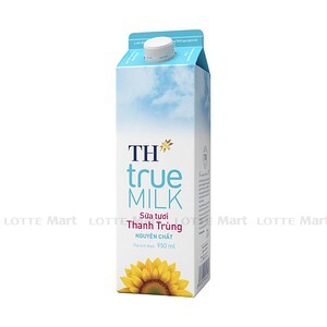Sữa tươi thanh trùng ít đường TH true Milk 950ml