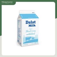 Sữa Tươi Thanh Trùng Không Đường Dalat Milk 450ml