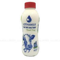 Sữa Tươi Thanh Trùng Lothamilk Có Đường Chai 490ML