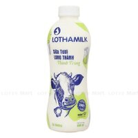 Sữa Tươi Thanh Trùng Lothamilk Có Đường Chai 880ML