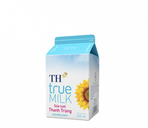 Sữa tươi thanh trùng nguyên chất TH true Milk 450ml