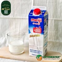 Sữa Tươi Thanh Trùng Nguyên Chất Meiji | Hộp 946ml