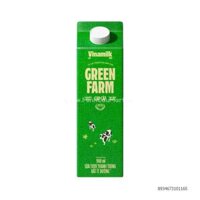 Sữa Tươi Thanh Trùng Rất Ít Đường Green Farm Vinamilk 900ML