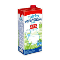 Sữa tươi tiệt trùng 3.2% béo Mleko Zambrowskie hộp 1l