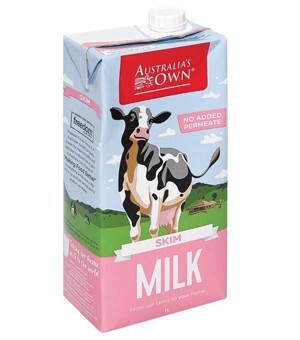 Sữa tươi tiệt trùng Australia's Own tách béo 1L