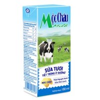 Sữa tươi tiệt trùng có đường Mộc Châu 180ml - 4 hộp