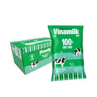 Sữa tươi tiệt trùng có đường, 100% sữa tươi-Vinamilk, túi (220ml).