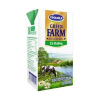 Sữa Tươi Tiệt Trùng Có Đường, Green Farm, Pasteurised Milk, Sugar Added (110ml) - VINAMILK