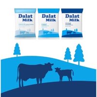 Sữa Tươi Tiệt Trùng Đà Lạt 220ml x 48 bich (Có Đường / Ít Đường/Không đường)