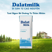 sữa tươi tiệt trừng Dalatmilk hộp 180ml