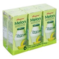 Sữa Tươi Tiệt Trùng Hương Dưa Lưới Binggrae Lốc 6 Hộp 200Ml