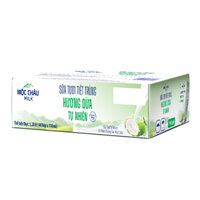 Sữa tươi tiệt trùng Hương dừa Mộc Châu Milk (110mlx48) Thùng 48 hộp