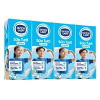 Sữa tươi tiệt trùng ít đường Dutch Lady 180ml (Lốc 4 hộp)