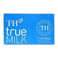 Sữa Tươi Tiệt Trùng Ít Đường TH True Milk Thùng 48 Hộp x 180ml