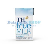 Sữa Tươi Tiệt Trùng Ít Đường TH True Milk 110ML