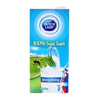 Sữa Tươi Tiệt Trùng Không Đường Dutch Lady Hộp 1L