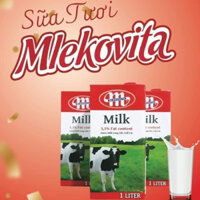 Sữa tươi tiệt trùng không đường nguyên kem Mlekovita - 3.5% Béo | Hộp 1L