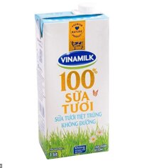 Sữa tươi tiệt trùng không đường Vinamilk 1L