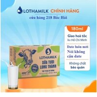 Sữa tươi tiệt trùng Long Thành Lothamilk 180ml