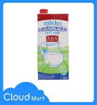 Sữa tươi tiệt trùng Mleko Zambrowskie 3,5% 1L – Hộp