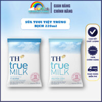 Sữa Tươi Tiệt Trùng Nguyên Chất TH true MILK 220 ml