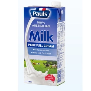 Sữa tươi tiệt trùng Pauls hộp 1L