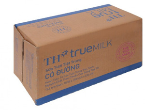 Sữa tươi tiệt trùng TH True milk có đường 220ml - thùng 48 hộp