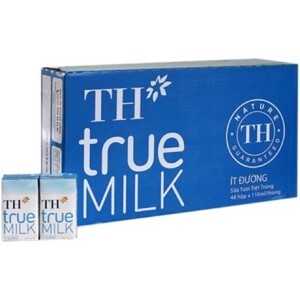 Sữa tươi tiệt trùng TH True milk có đường 220ml - thùng 48 hộp