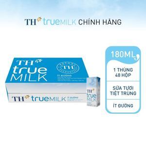 Sữa tươi tiệt trùng TH True milk nguyên chất 180ml - thùng 48 hộp