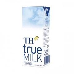 Sữa tươi tiệt trùng TH True Milk 180ml - 4 hộp/ vỉ (có đường)