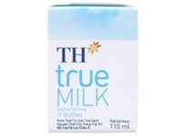 Sữa tươi tiệt trùng TH True Milk ít đường 110ml