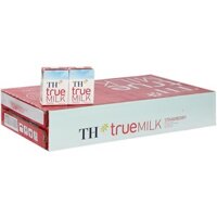 Sữa Tươi Tiệt Trùng TH true MILK Hương Dâu 110 ml