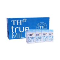 Sữa tươi tiệt trùng TH True Milk ít đường 110ml (lốc 4 hộp)