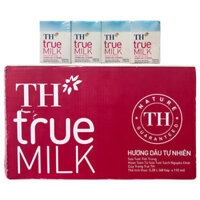 Sữa tươi tiệt trùng TH True Milk hương dâu tự nhiên 180ml( Thùng)