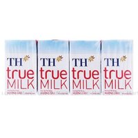 Sữa Tươi Tiệt Trùng TH True Milk Hương Dâu Lốc 4 Hộp 110ml