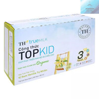 Sữa Tươi Tiệt Trùng TH TrueMILK CôngThức TOPKID HoànToàn Từ SữaTươi Organic - Vị Kem Vanilla Tự nhiên 180ML (THÙNG 48H)