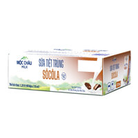 Sữa tươi tiệt trùng Vị SôCôLa Mộc Châu Milk (110mlx48) Thùng 48 hộp