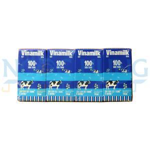 Sữa tươi tiệt trùng Vinamilk 100% 110ml - 4 hộp/ vỉ