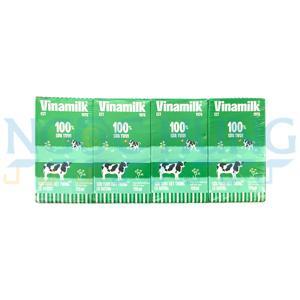 Sữa tươi tiệt trùng Vinamilk 100% 110ml - 4 hộp/ vỉ