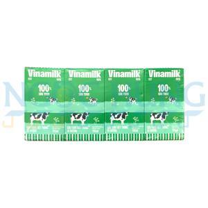 Sữa tươi tiệt trùng Vinamilk 100% 110ml - 4 hộp/ vỉ